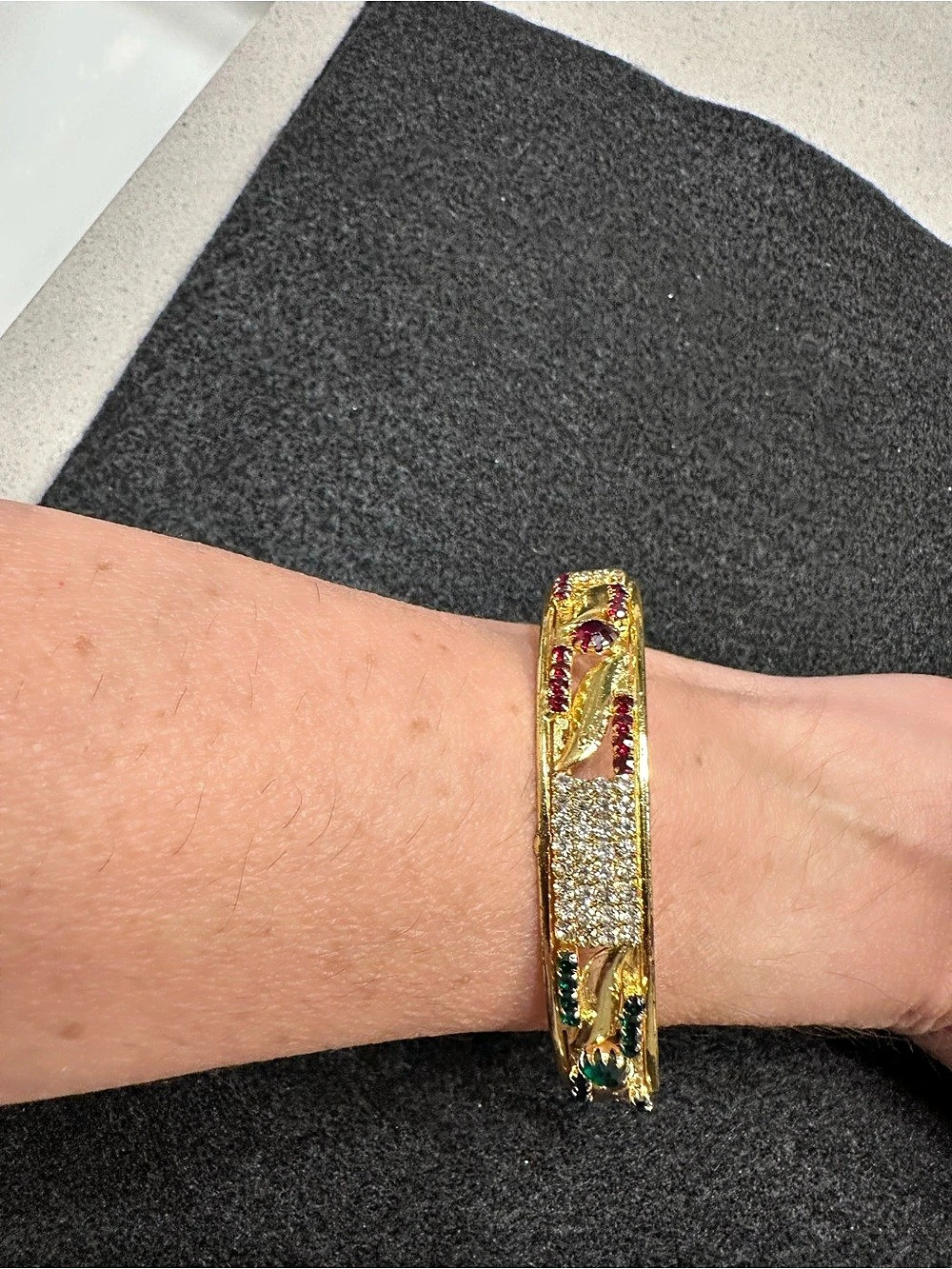 Multicolor Rhinestone Bracelet Like New